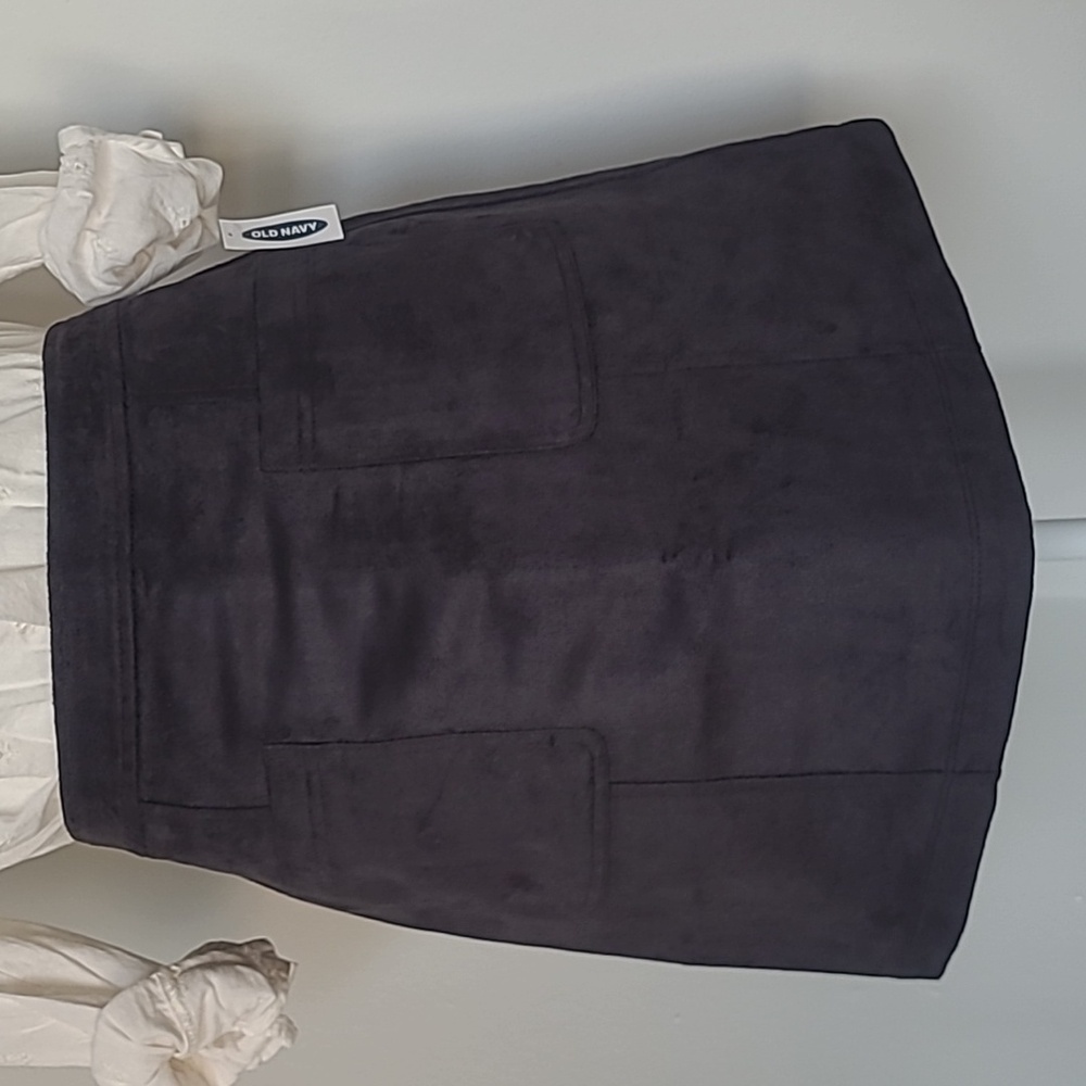 NWT Old Navy Soft Black A-Line Mini Skirt